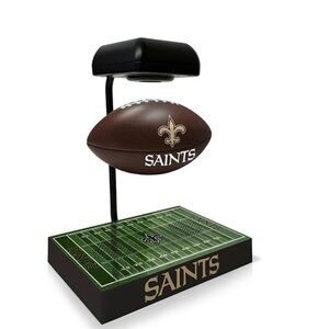 Hover football sports memorabilia, with charger and Bluetooth speaker. New